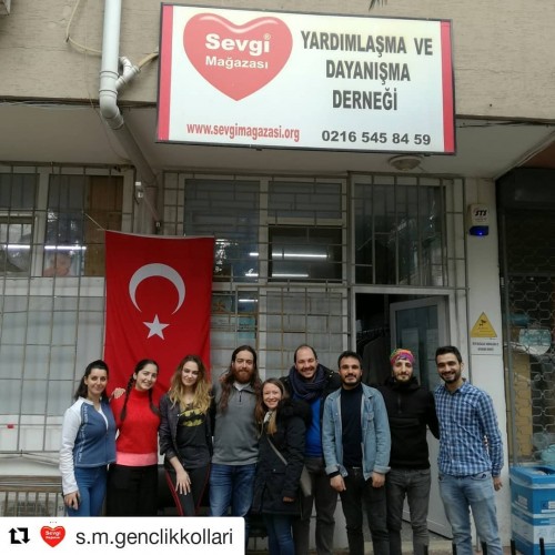 Galatasaray Rotary Kulübü ve Sevgi Mağazası Yardımlaşma Dayanışma Derneği Gençlik Kolları ekipleri iş birliği