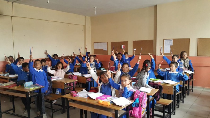 Ağrı İli Doğubeyazıt İlçesi Yığınçal İlk ve Ortaöğretim Okulu'na gönderdiğimiz yardımlar ulaştı.