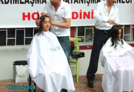 Sevgi Çocuklarının Saçlarını Kestirdik