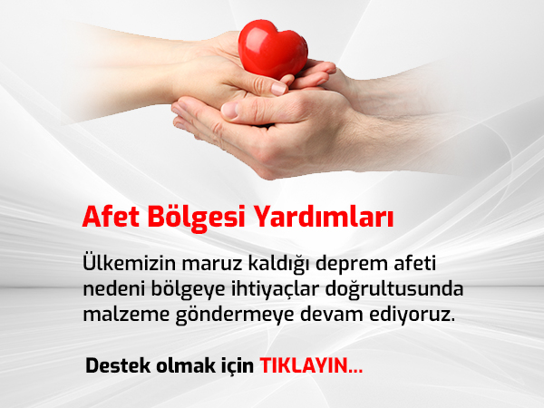 Afet Bölgesindeki İhtiyaçlar için Malzeme Gönderiyoruz.
